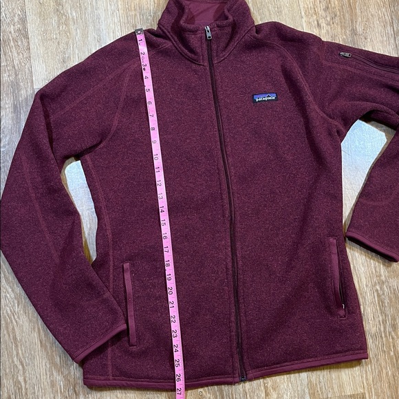 Patagonia Better Sweater Full Zip Fleece Jacket Plum Women's Large L Like New - Picture 13 of 15